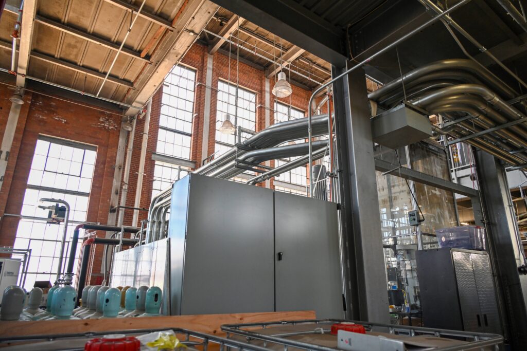 The historic windows in the Engines and Energy Conversion lab