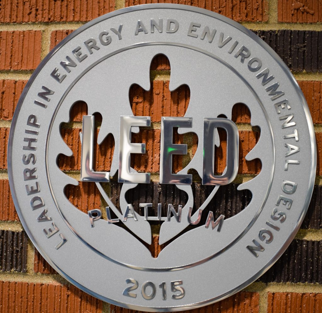 LEED Platinum Plaque