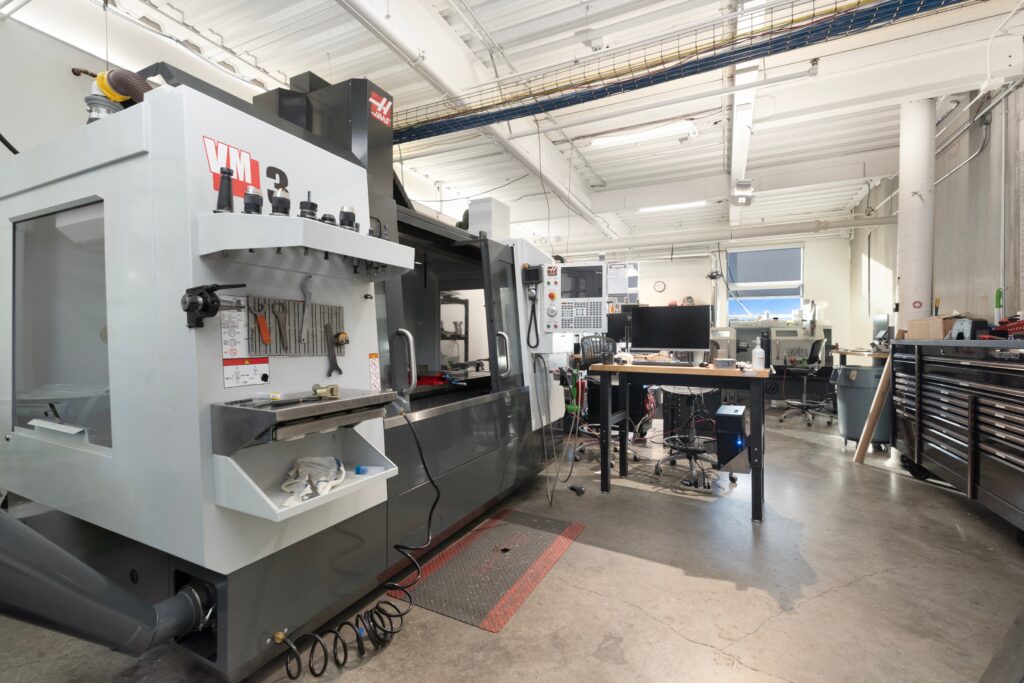 Equipment in the Rapid Prototyping Lab, including a milling machine.