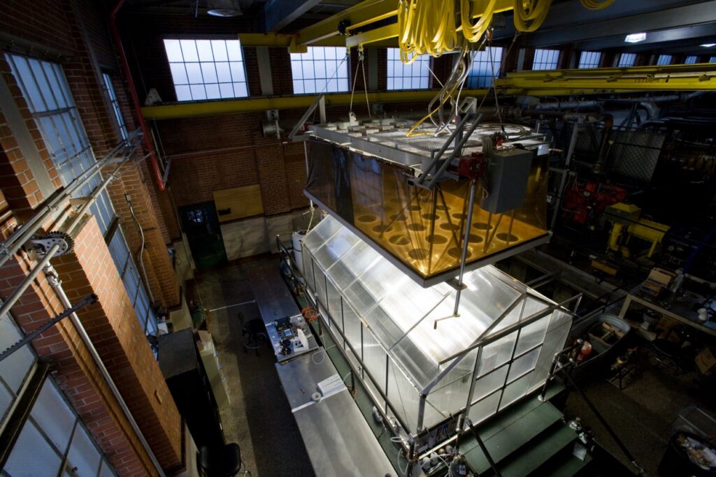 An algae research project in the early days of the Powerhouse.