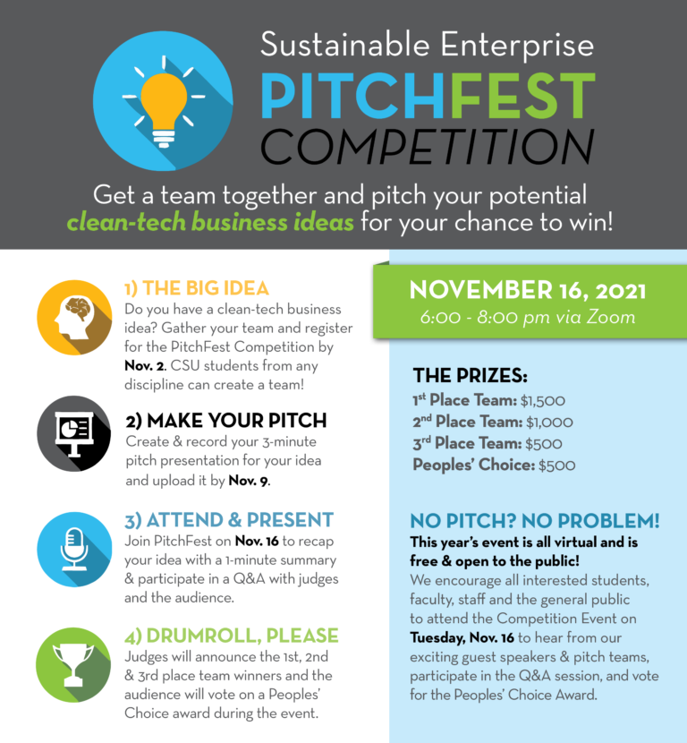 PitchFest competition flyer