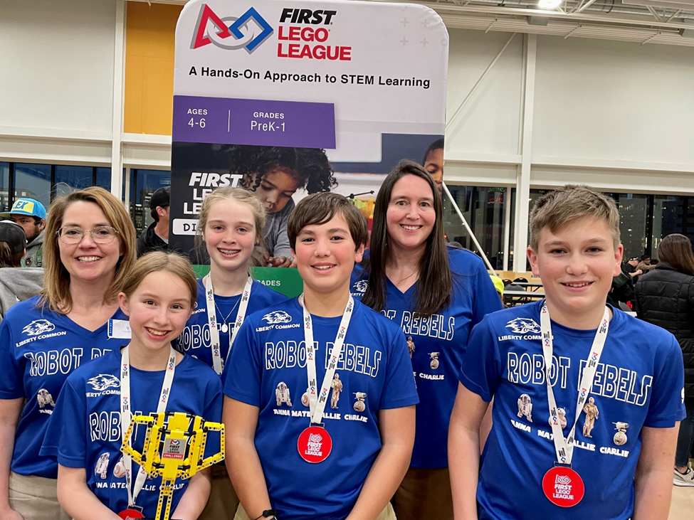 Students at First Lego League