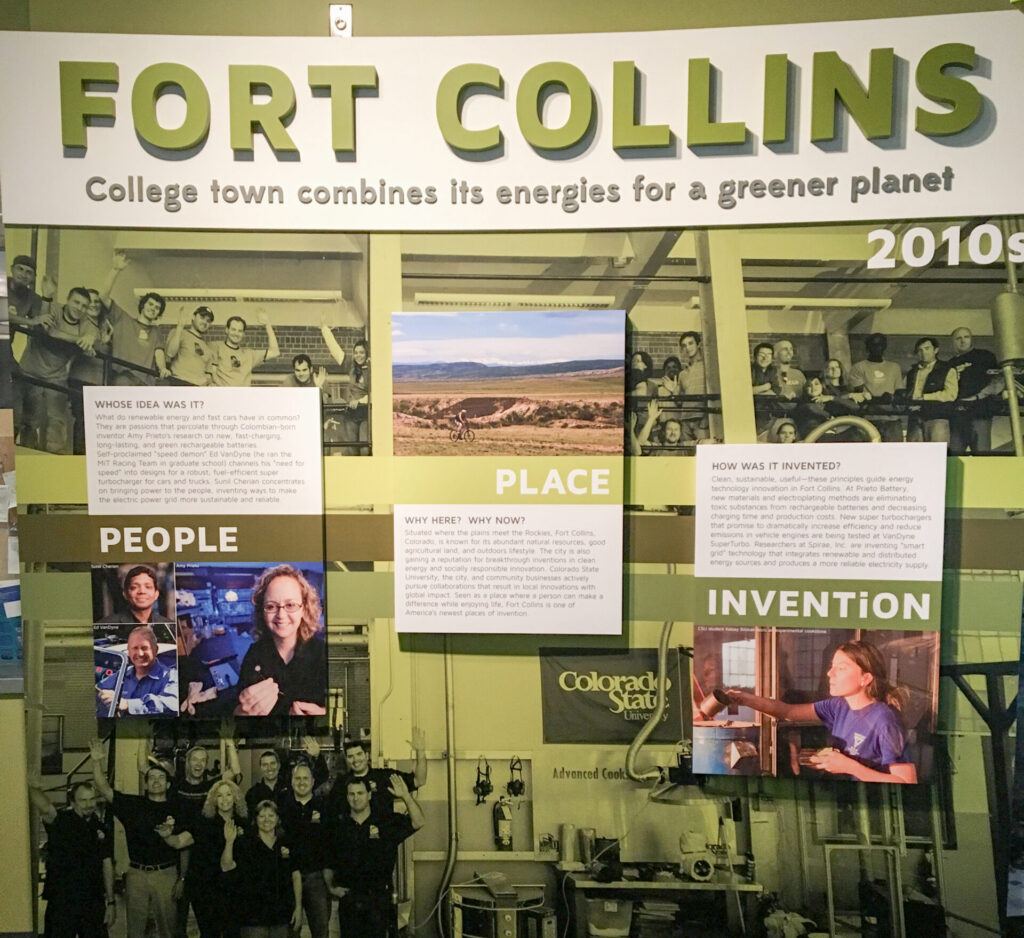 Fort Collins exhibit in the Smithsonian