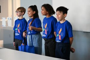 A Group of Students Give a Presentation